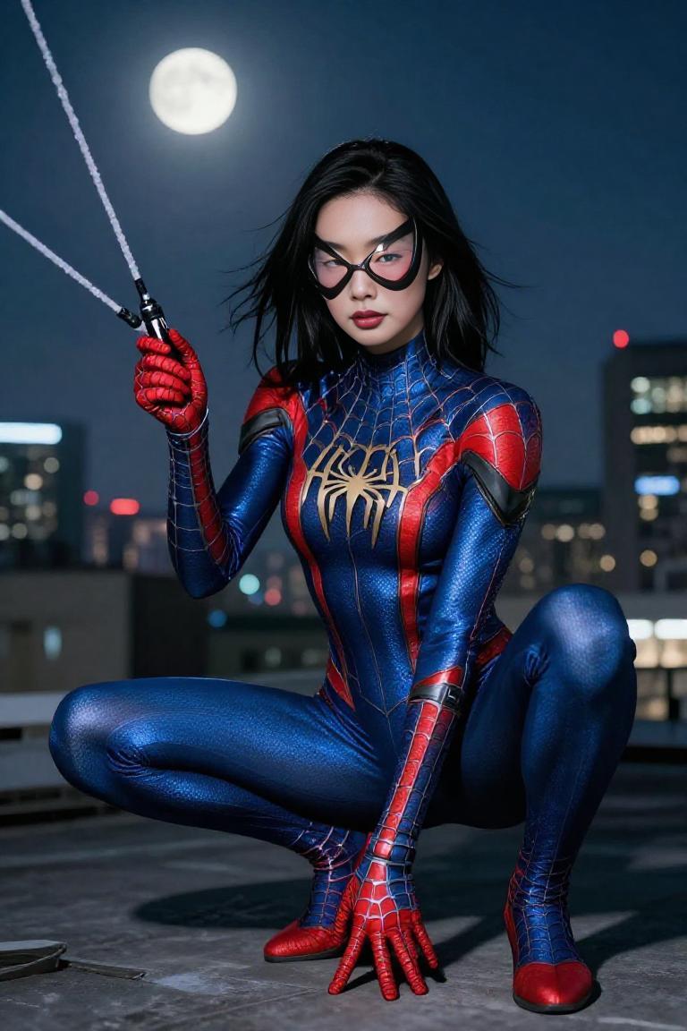 Photify AI prompt preview for Spiderwoman Glow pack - 240 - 2026-07-24T01:30:38.712Z