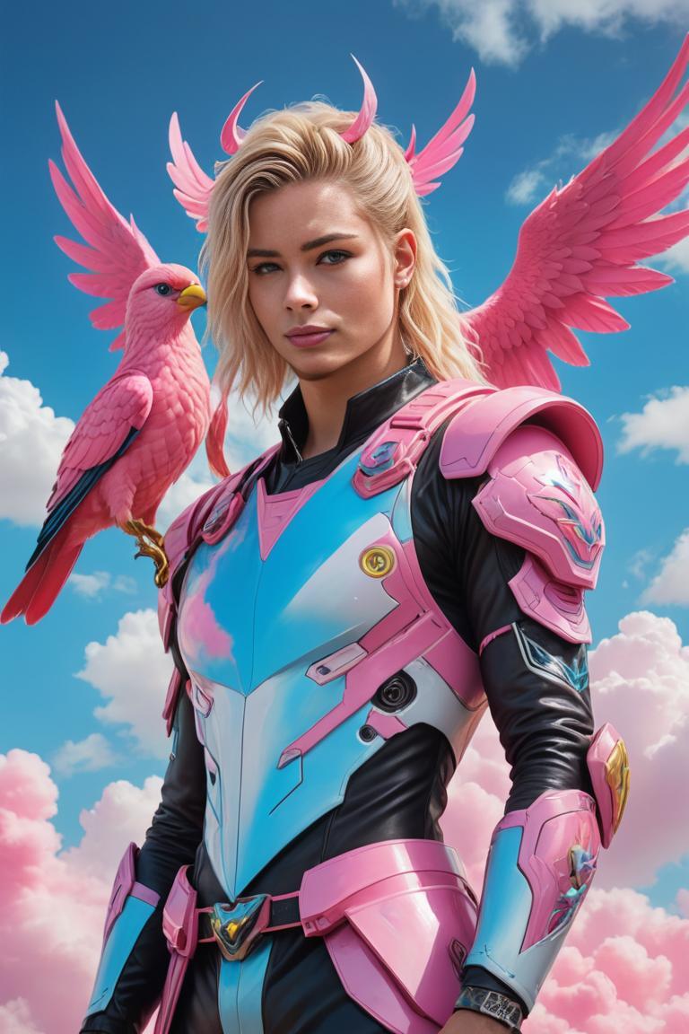 Photify AI prompt preview for Neon Warrior Dream pack - 240 - 2025-11-05T02:21:17.386Z