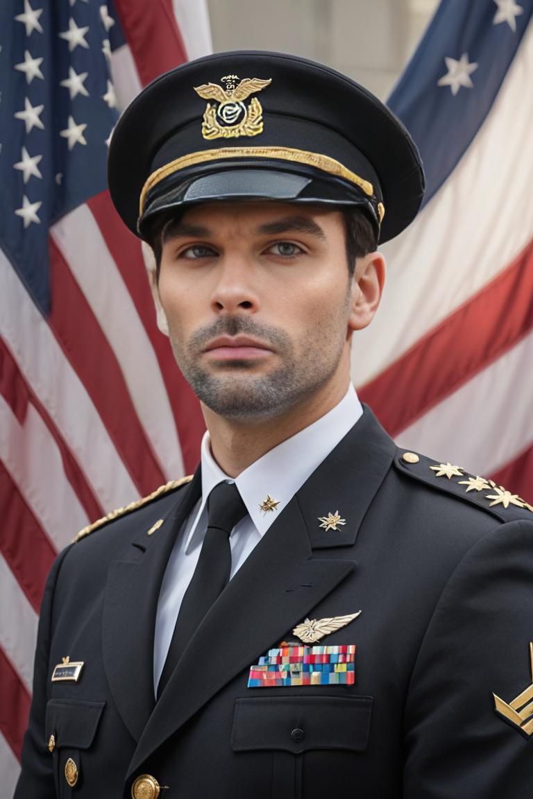 Photify AI prompt preview for Patriotic Valor pack - 240 - 2025-05-30T23:57:01.997Z