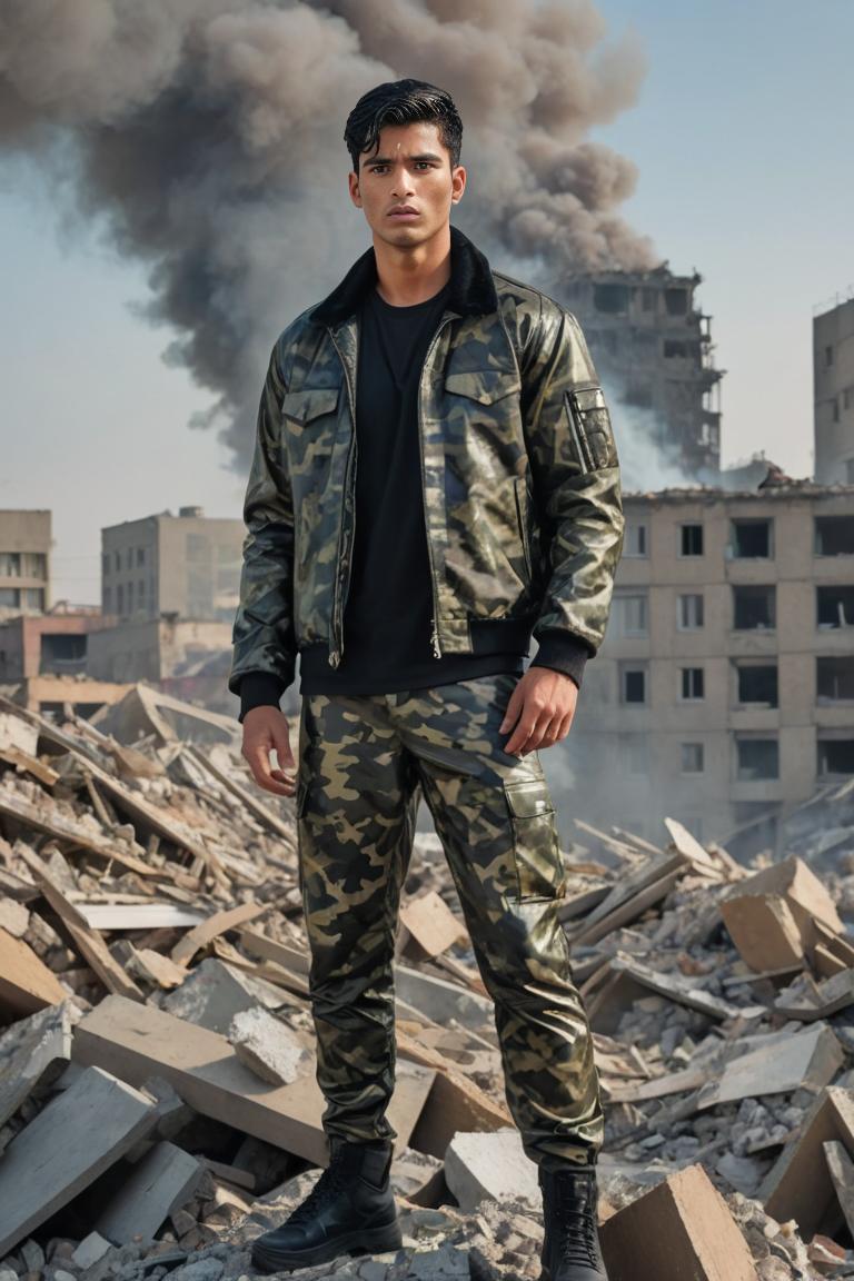 Photify AI prompt preview for Latex Urban Warrior pack - 240 - 2025-05-31T00:19:15.761Z