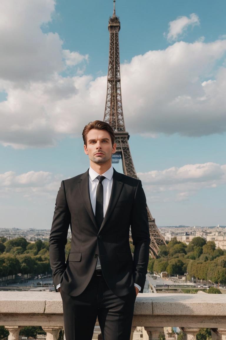 Photify AI prompt preview for Man In Paris pack - 240 - 2025-05-30T23:34:02.954Z