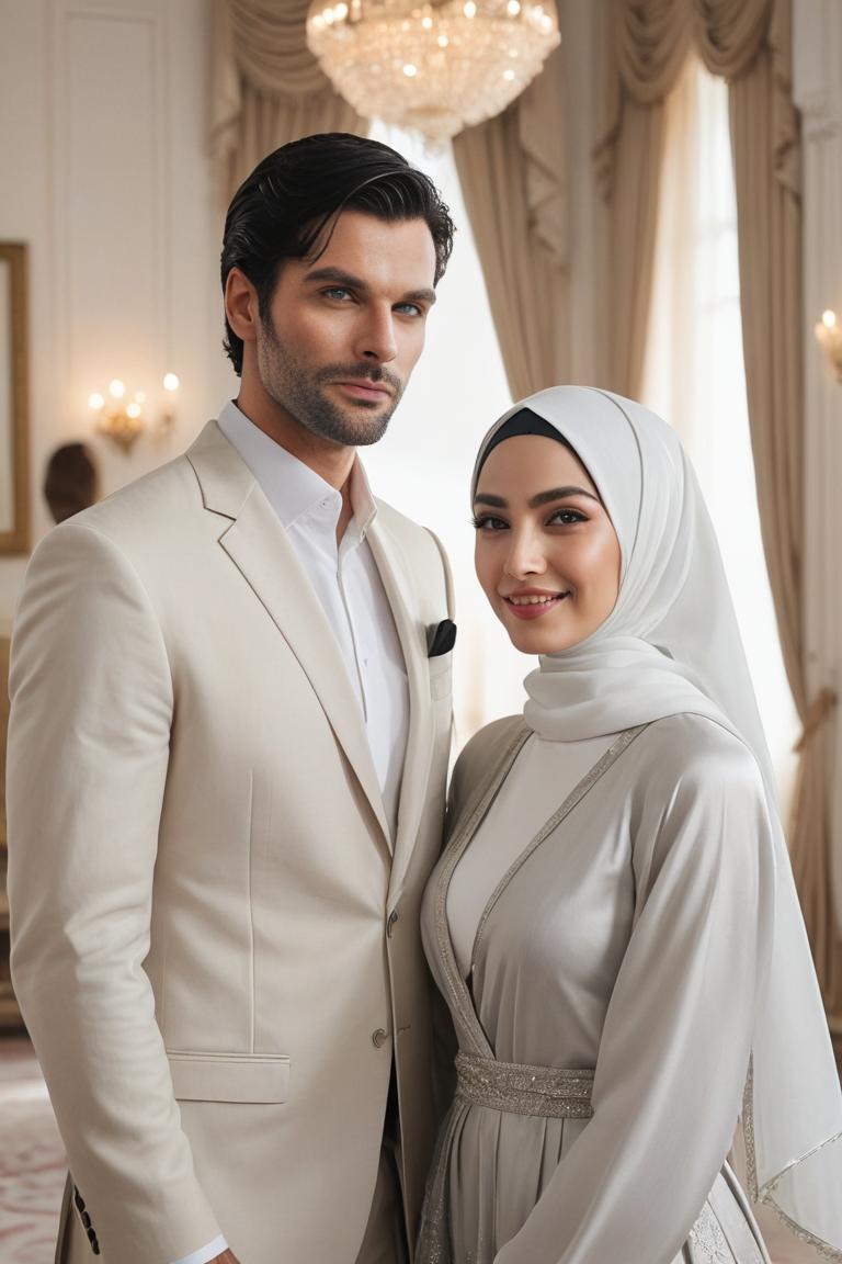 Photify AI prompt preview for Hijab Romance pack - 240 - 2025-05-09T05:22:50.193Z