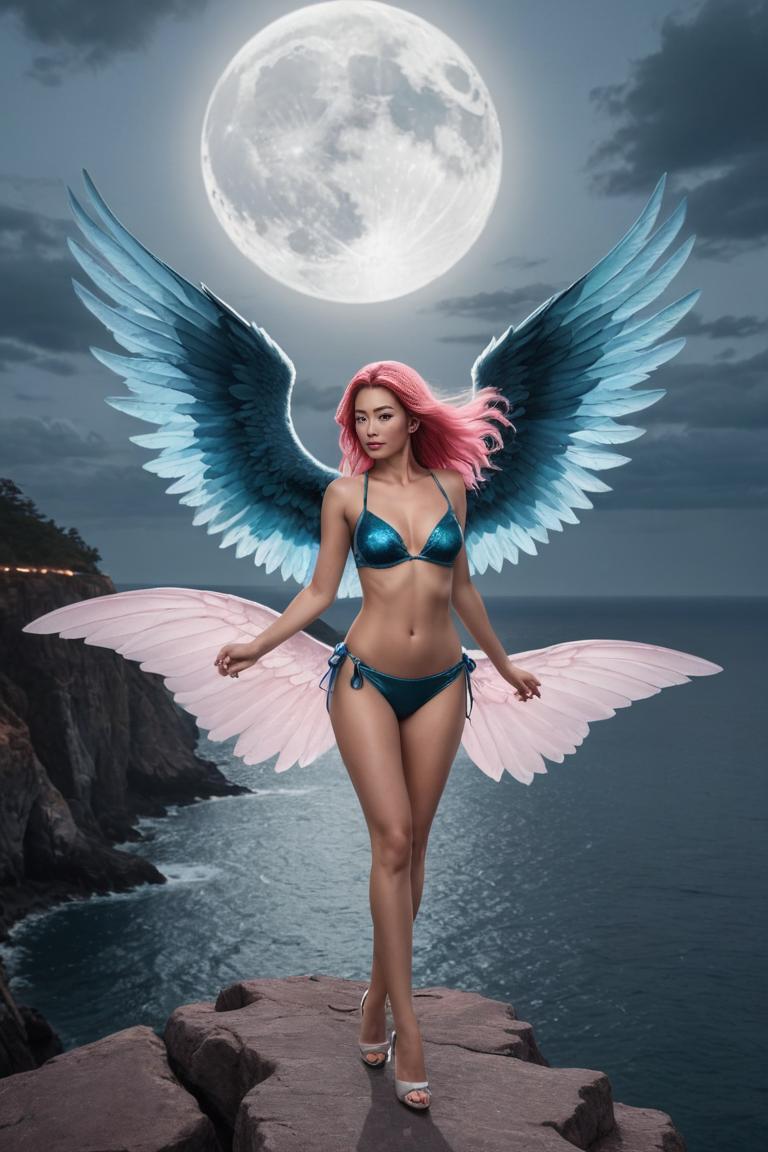 Photify AI prompt preview for Hawk Girl pack - 240 - 2025-05-09T05:21:49.609Z