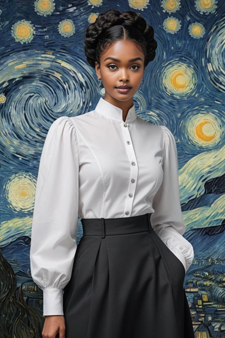 Photify AI prompt preview for Moda Van Gogh 👗 pack - 240 - 2025-05-09T07:40:13.944Z