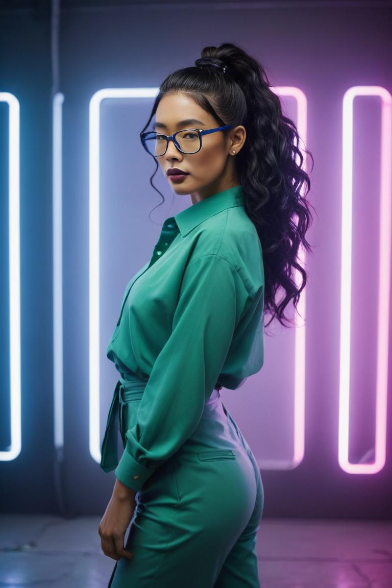 Photify AI prompt preview for Neon Fashion Style pack - 240 - 2025-05-31T00:26:25.741Z