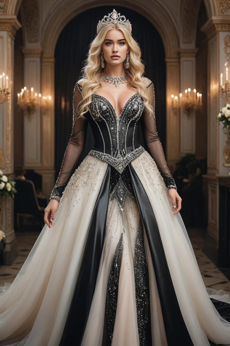 Photify AI prompt preview for Bold And Bright Wedding Dresss pack - 240 - 2025-04-28T02:47:11.859Z