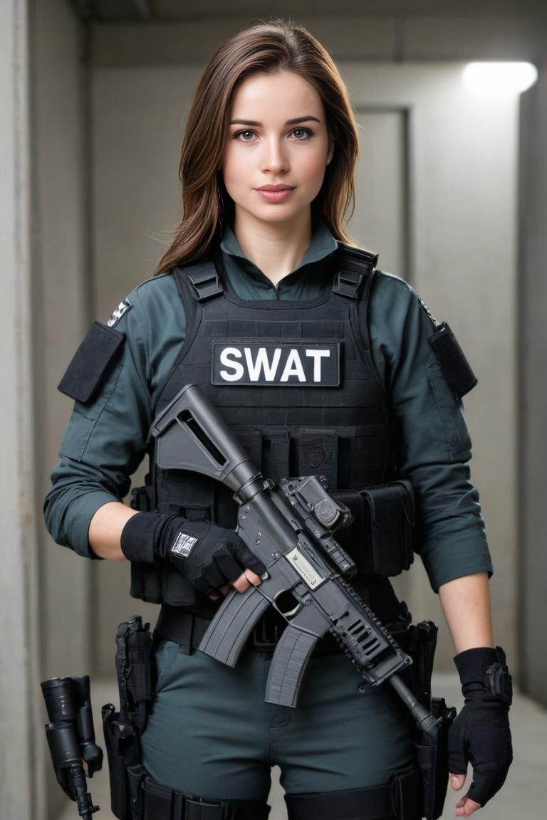 Photify AI prompt preview for Swat Girl pack - 240 - 2025-04-18T19:19:27.672Z