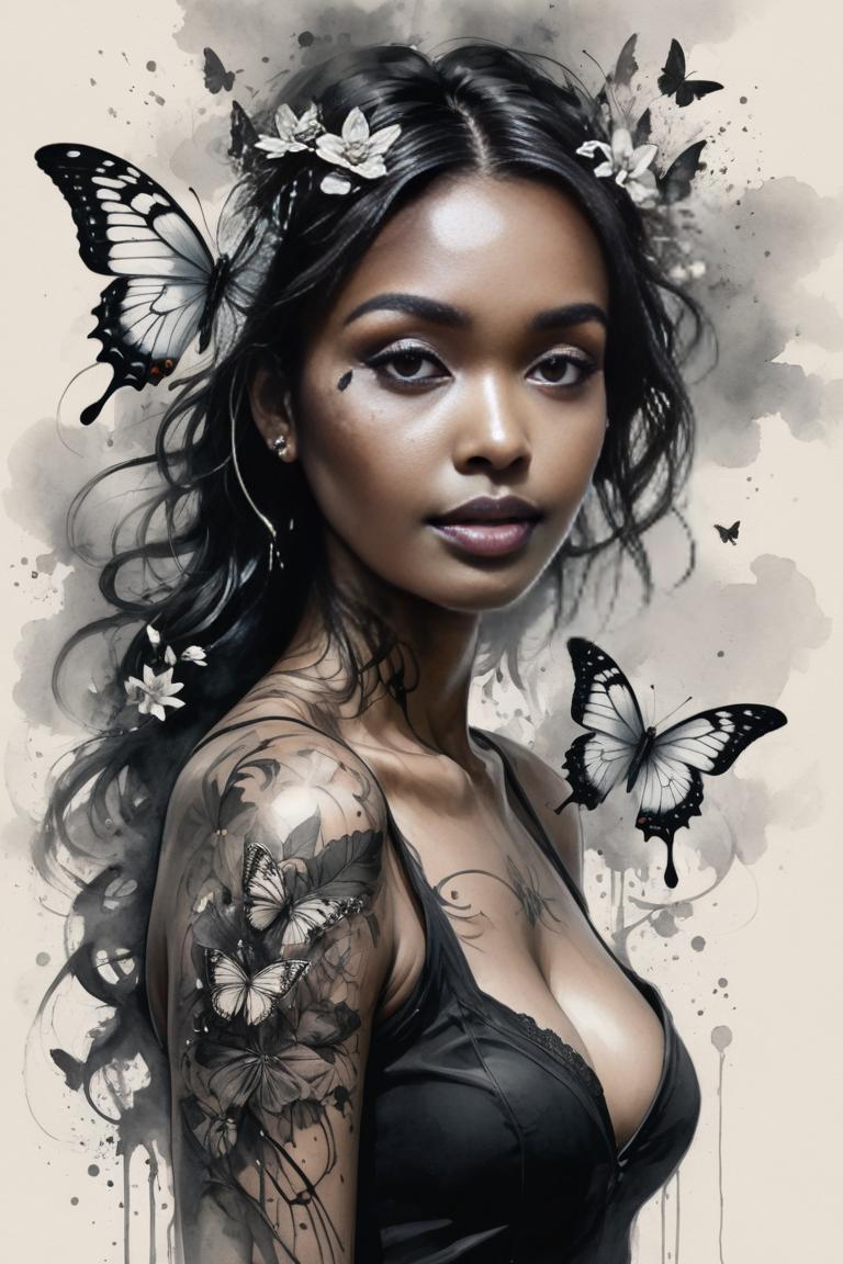 Photify AI prompt preview for Butterfly Fly Away pack - 240 - 2025-04-21T10:39:37.312Z