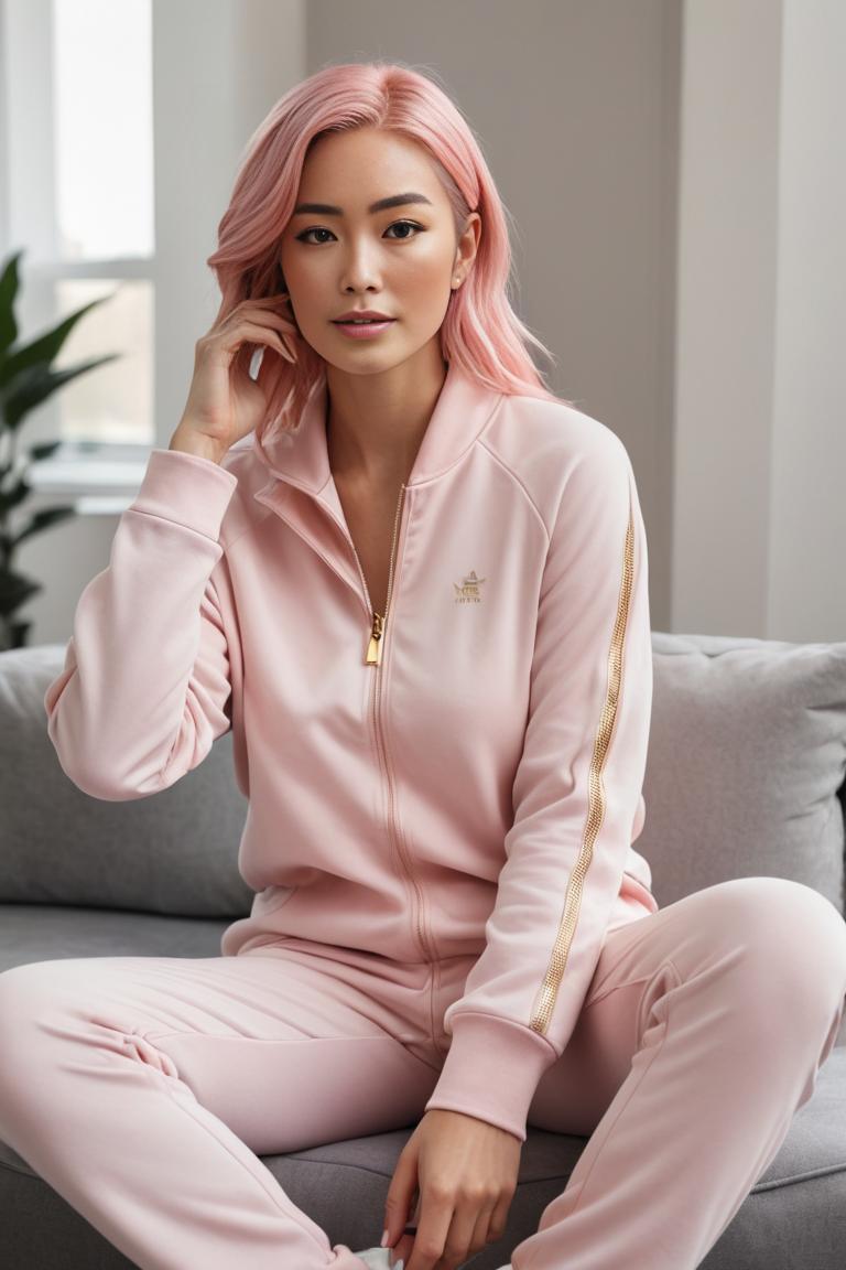 Photify AI prompt preview for Juicy Couture Tracksuits pack - 240 - 2025-04-24T00:57:55.515Z