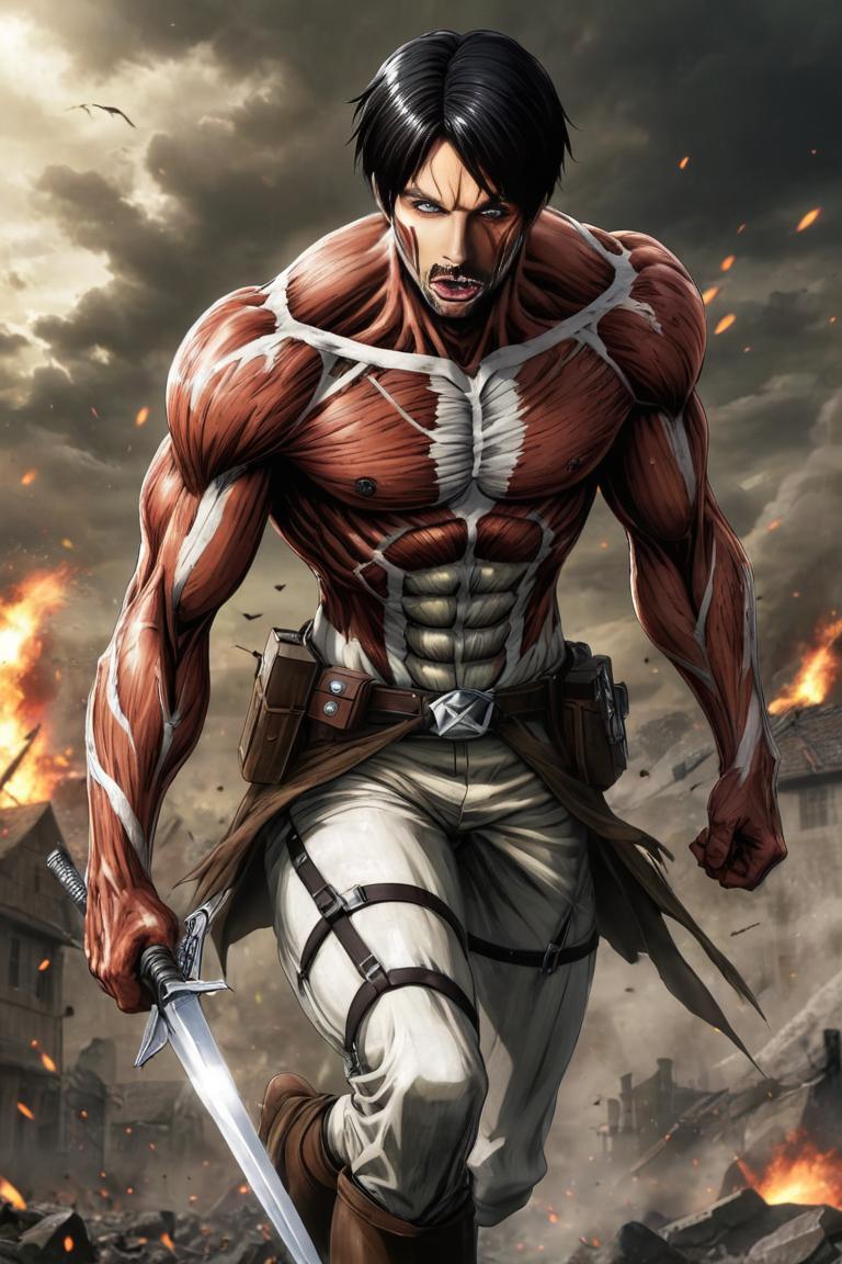 Photify AI prompt preview for Shingeki No Kyojin pack - 240 - 2025-05-14T05:37:24.035Z