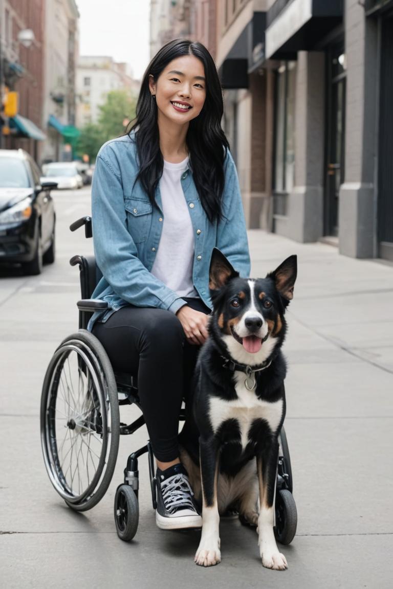 Photify AI prompt preview for Wheelchair Chic pack - 240 - 2025-05-09T08:15:44.906Z