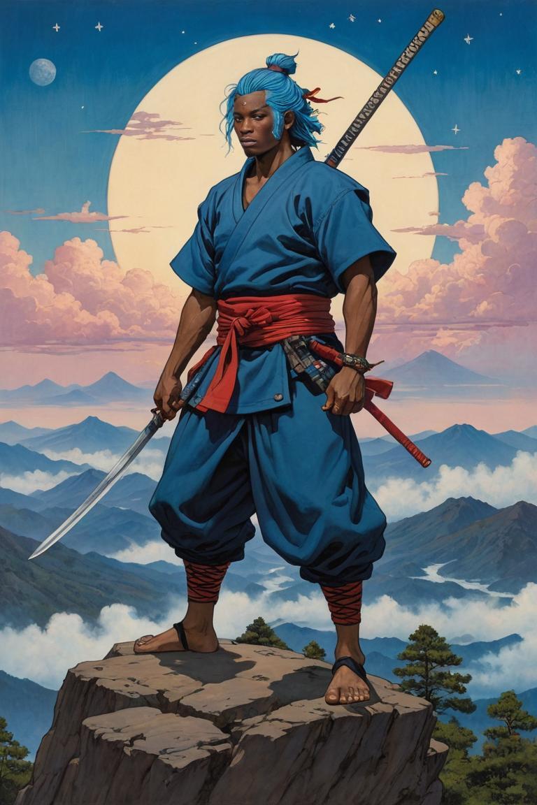 Photify AI prompt preview for Samurai Painting pack - 240 - 2025-04-21T12:05:07.584Z