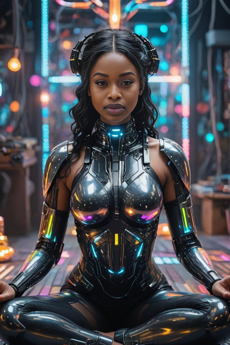 Photify AI prompt preview for Psychedelic Borgs pack - 240 - 2025-05-30T23:38:45.195Z