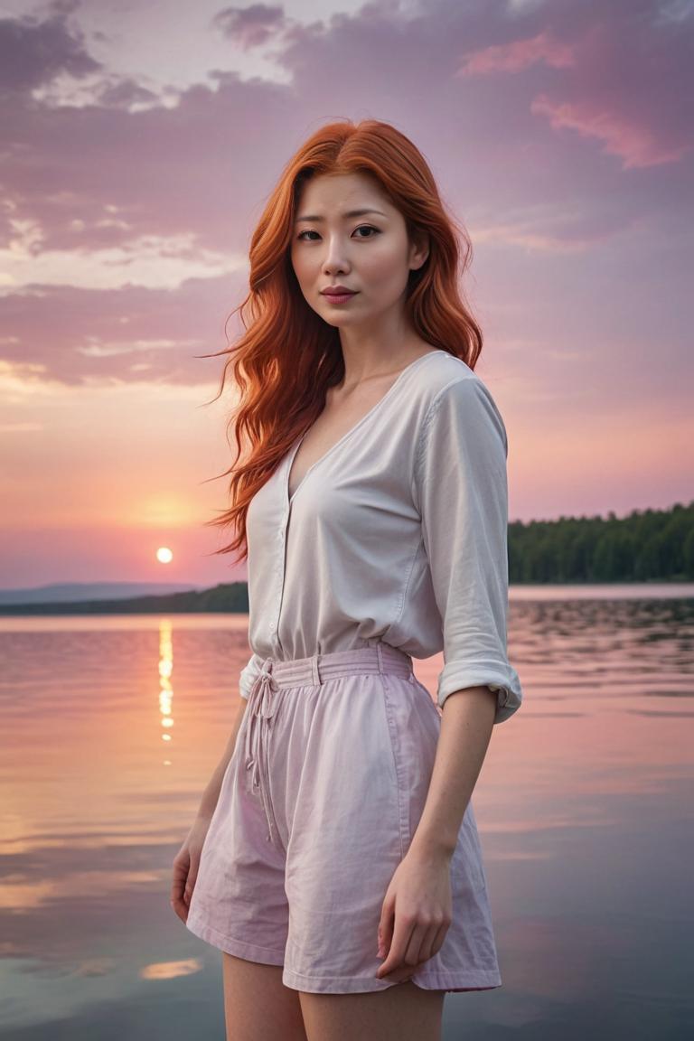 Photify AI prompt preview for Lake Sunset Scenes pack - 240 - 2025-09-07T00:33:29.864Z