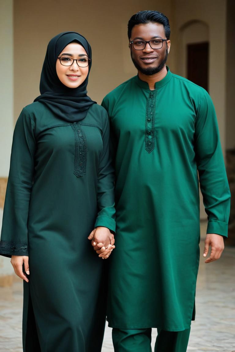 Photify AI prompt preview for Hijabi Couple pack - 240 - 2025-04-28T08:20:07.117Z