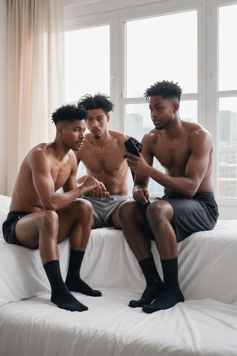 Photify AI prompt preview for Gay Bed Romance pack - 240 - 2025-05-31T00:39:37.436Z