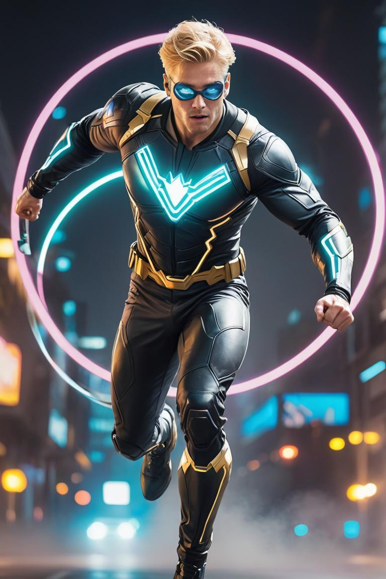 Photify AI prompt preview for Neon Hero pack - 240 - 2025-10-16T21:23:10.882Z