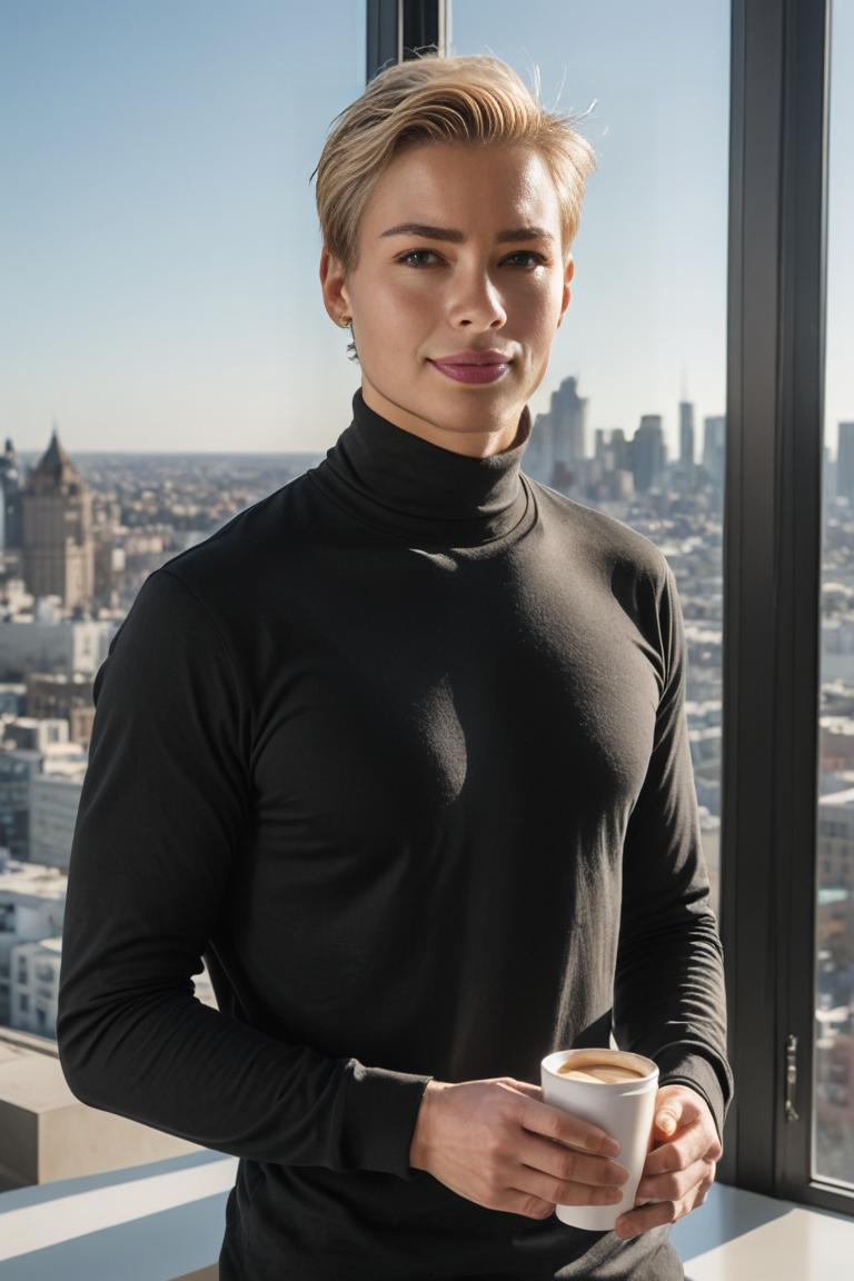 Photify AI prompt preview for Turtleneck Trends pack - 240 - 2025-04-27T06:02:49.467Z