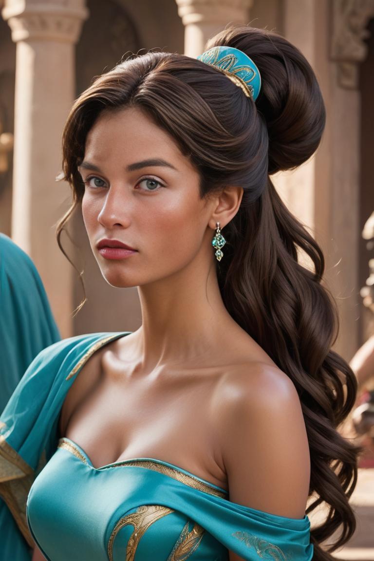 Photify AI prompt preview for Crazy Disney Princess Jazmine pack - 240 - 2025-04-28T08:47:53.452Z
