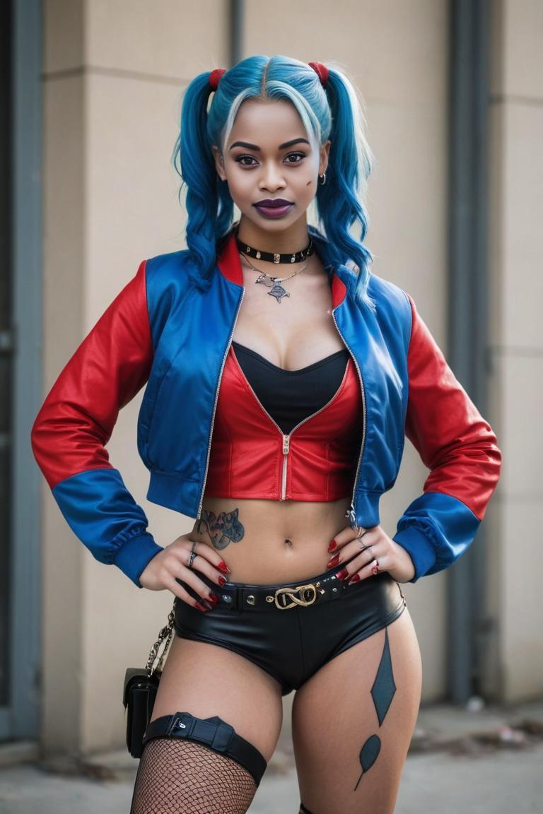 Photify AI prompt preview for It’s Harley Quinn, Puddin’! pack - 240 - 2025-05-31T00:18:15.062Z
