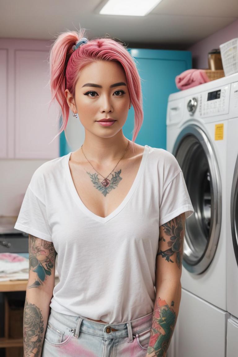 Photify AI prompt preview for Girl With Colorful Tattoos pack - 240 - 2025-05-31T00:24:22.875Z