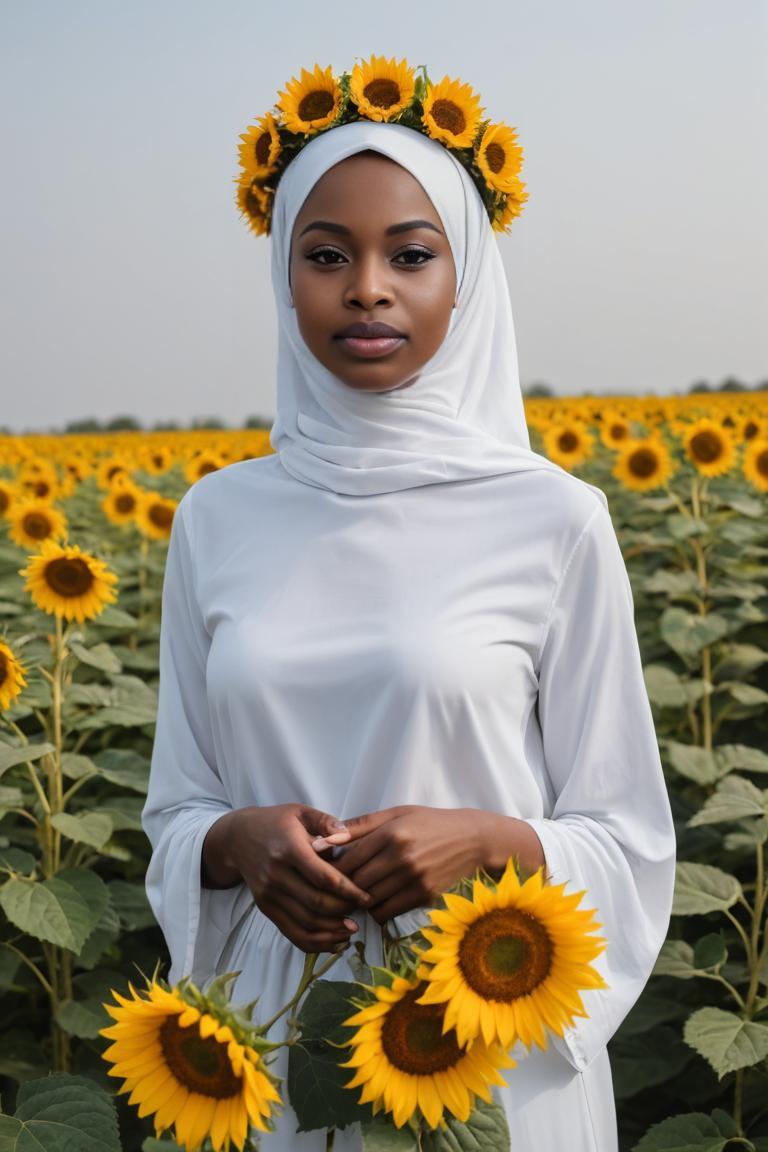 Photify AI prompt preview for Hijab And Flowers pack - 240 - 2025-05-31T00:03:02.689Z