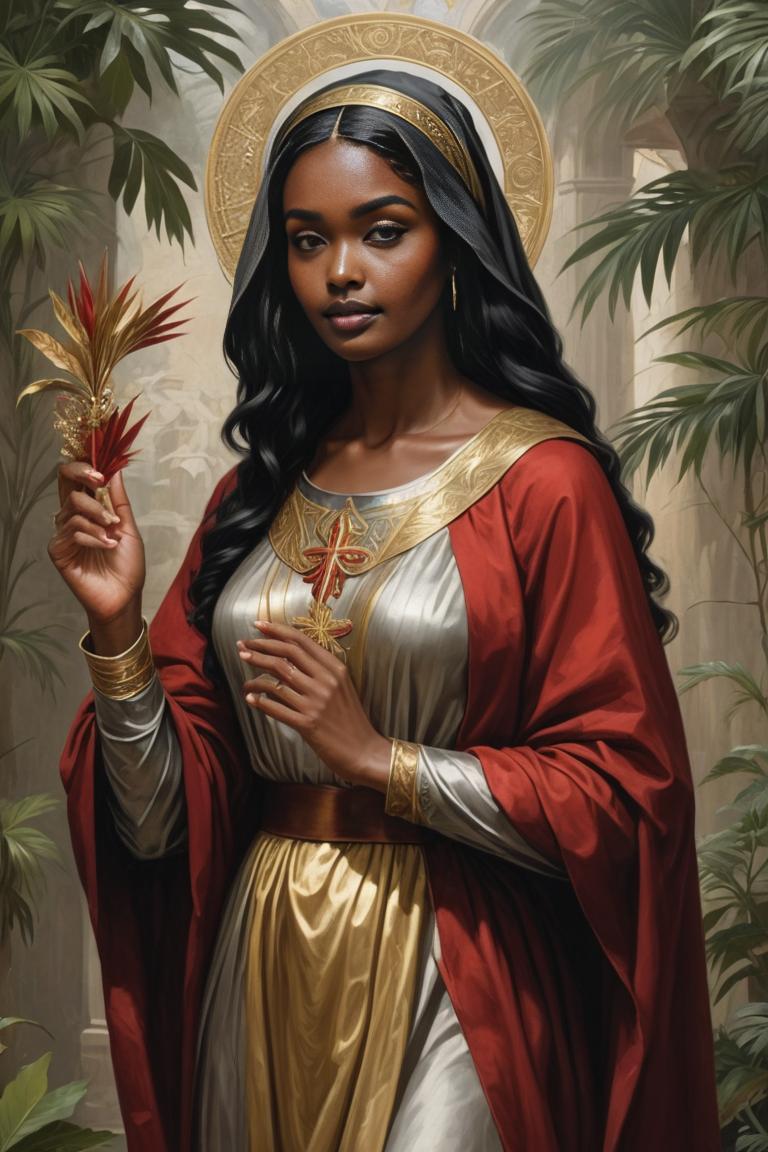 Photify AI prompt preview for Female Saints pack - 240 - 2025-05-21T05:15:20.955Z