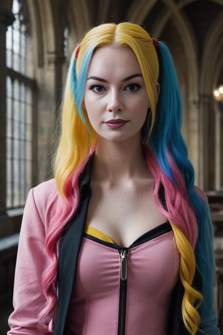 Photify AI prompt preview for Harley Quinn In Hogwarts pack - 240 - 2025-07-13T08:35:50.914Z