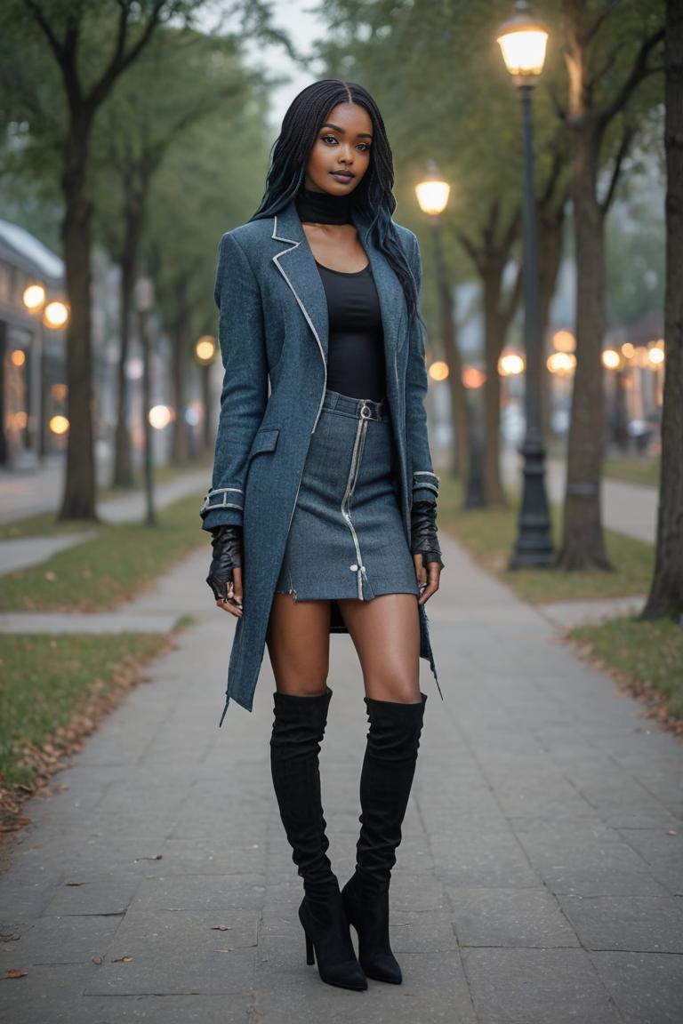 Photify AI prompt preview for Dreamii Blue Fashion Flare pack - 240 - 2025-04-23T23:42:01.293Z