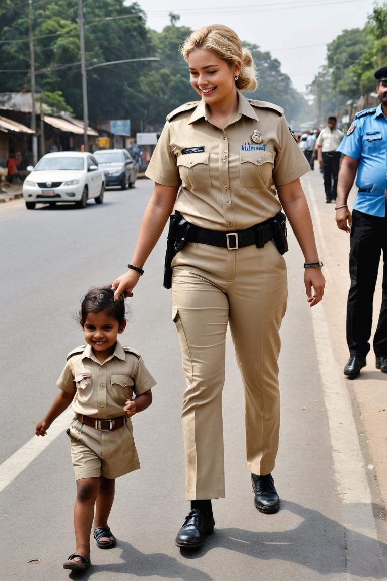 Photify AI prompt preview for Indian Police Woman pack - 240 - 2025-05-09T06:13:22.833Z