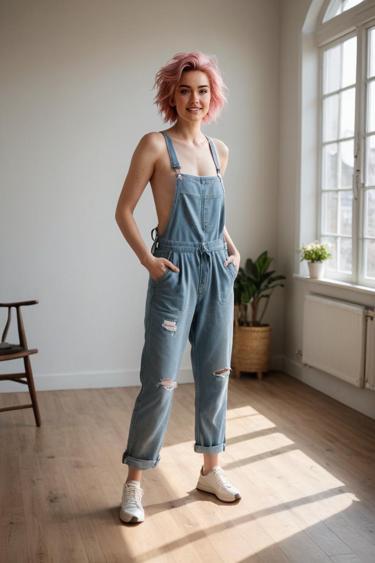 Photify AI prompt preview for Home Chores In Dungarees pack - 240 - 2025-05-30T23:59:00.295Z