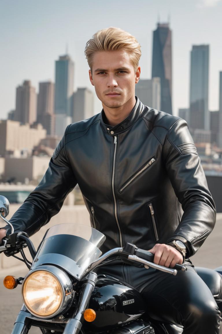 Photify AI prompt preview for Sleek Leather Looks pack - 240 - 2025-04-27T17:24:04.609Z