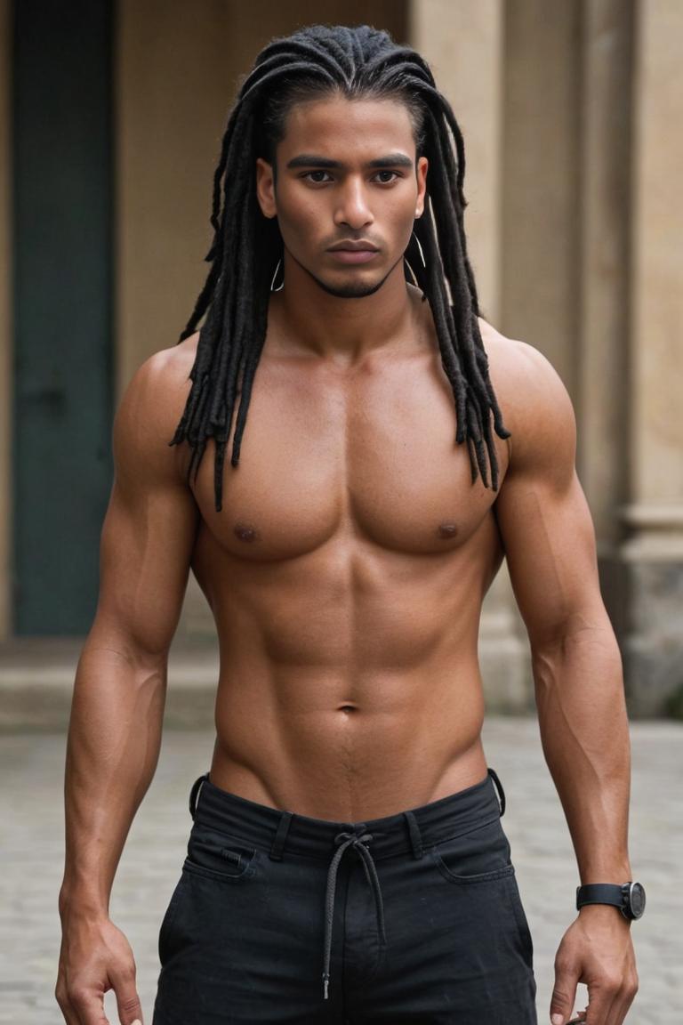 Photify AI prompt preview for Dreads Hairstyle pack - 240 - 2025-04-27T06:11:31.165Z