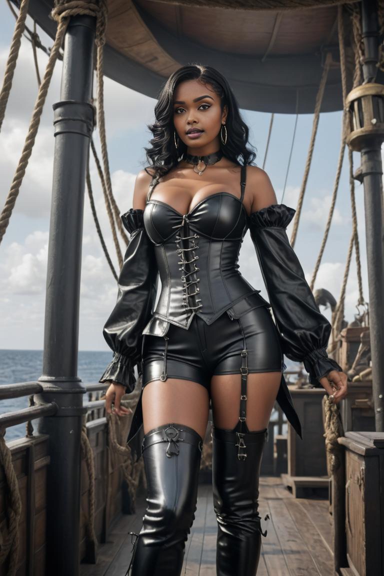 Photify AI prompt preview for Pirate Queen pack - 240 - 2025-04-30T23:58:26.943Z
