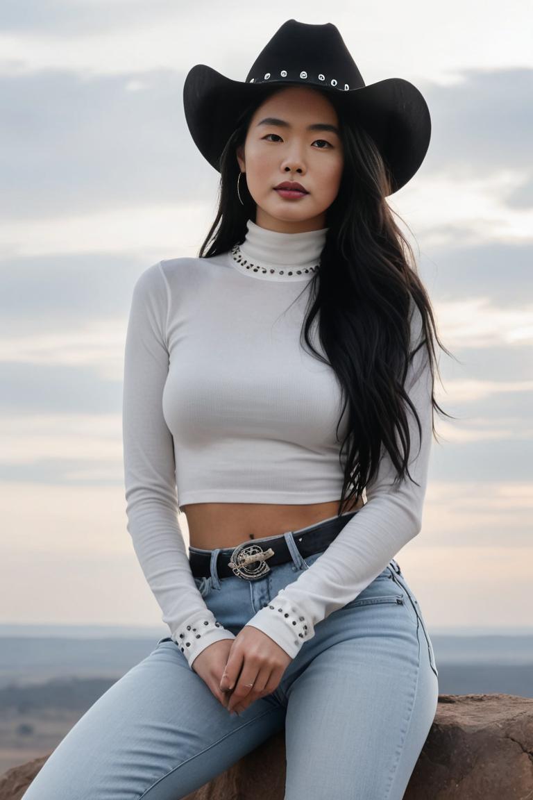 Photify AI prompt preview for White Cowboy Hat pack - 240 - 2025-05-25T04:56:48.957Z