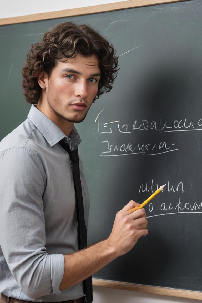 Photify AI prompt preview for Curly Haired Teacher pack - 240 - 2025-08-03T11:36:49.344Z