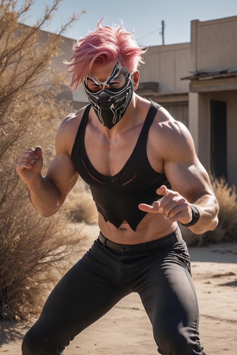 Photify AI prompt preview for Masked Wrestler Adventure pack - 240 - 2025-05-31T00:15:10.591Z