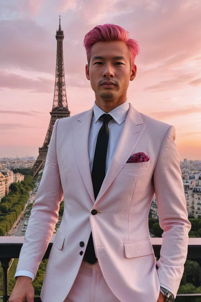 Photify AI prompt preview for Man In Paris pack - 240 - 2025-05-30T23:34:02.954Z