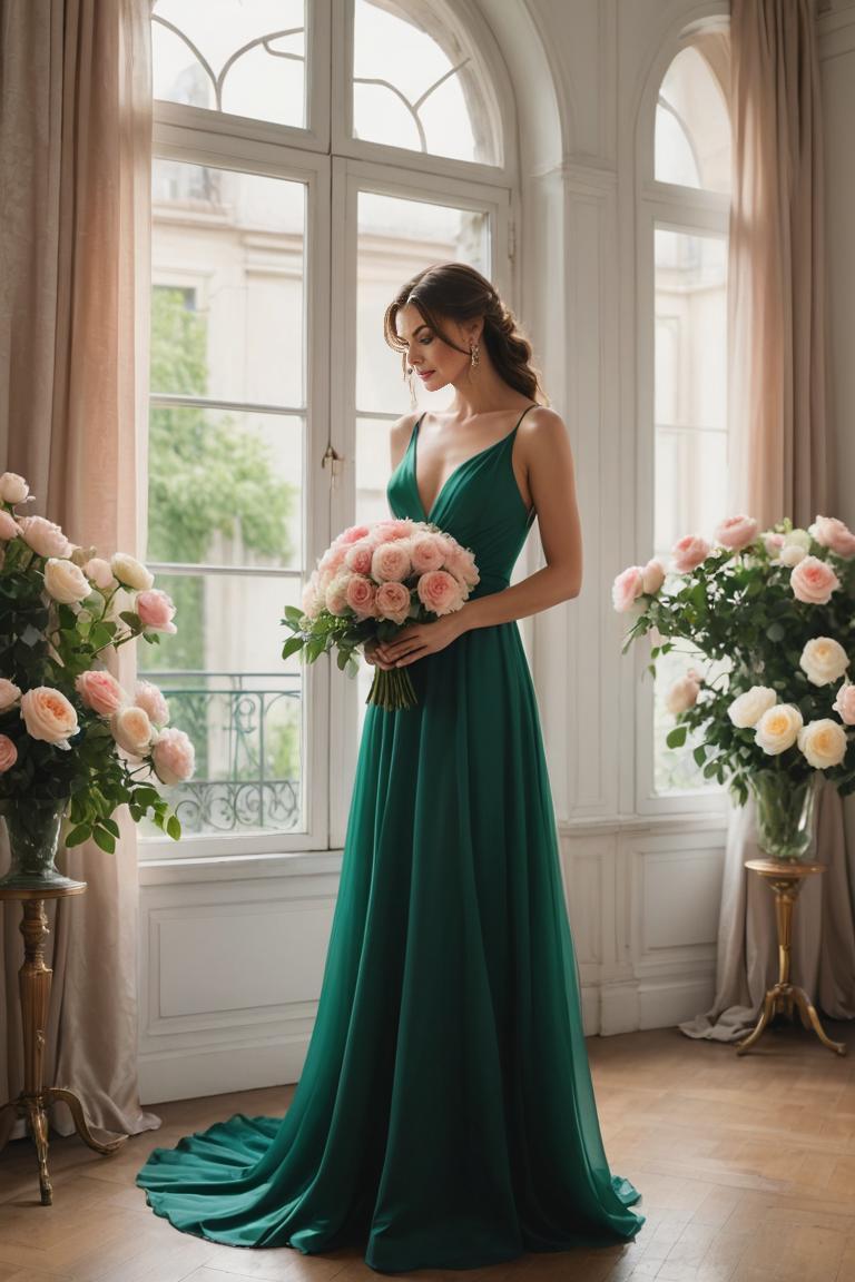Photify AI prompt preview for Emerald Dress pack - 240 - 2025-04-27T12:35:43.809Z