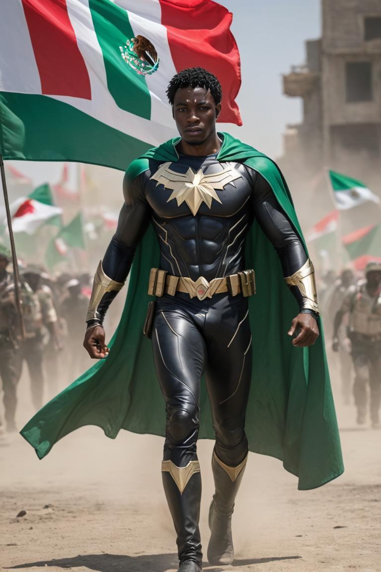 Photify AI prompt preview for Super Hero Flag pack - 240 - 2025-04-30T17:24:02.756Z