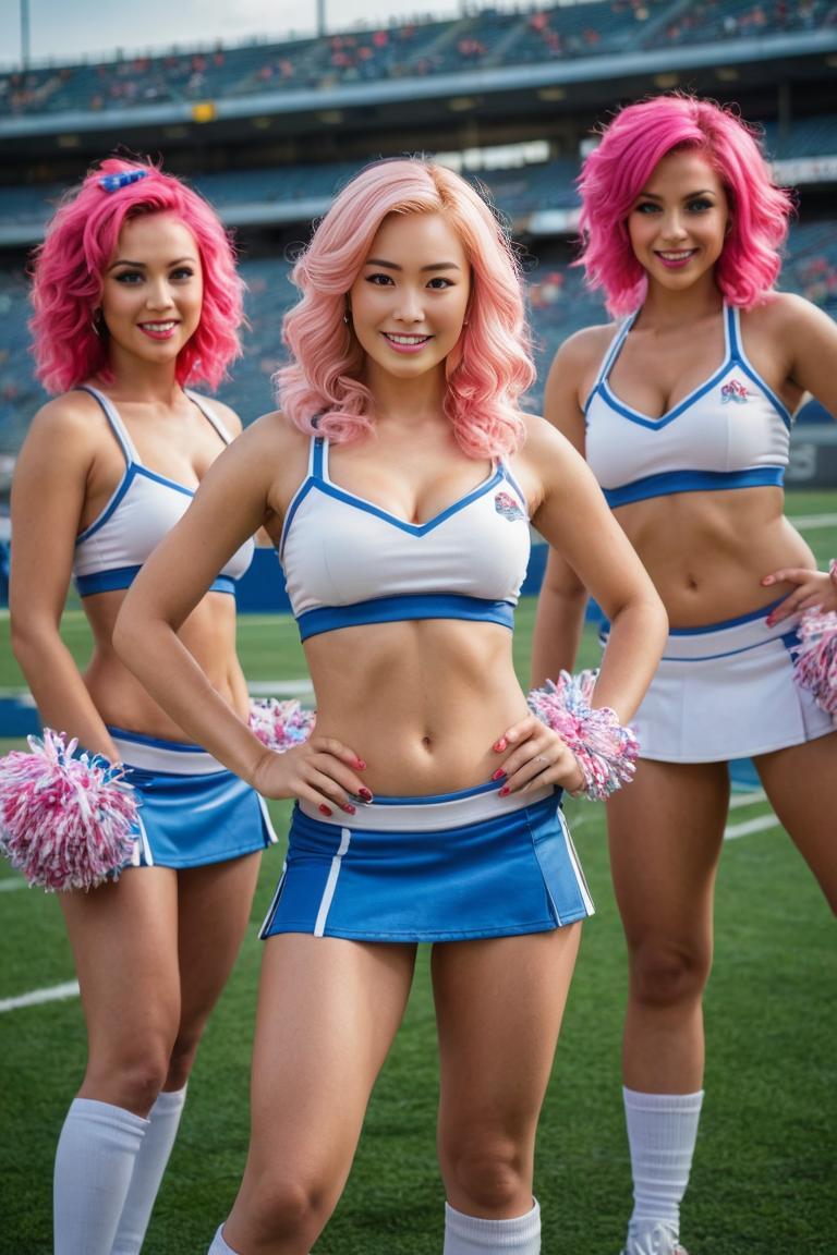 Photify AI prompt preview for Cheerleader Group pack - 240 - 2025-04-26T18:00:30.169Z