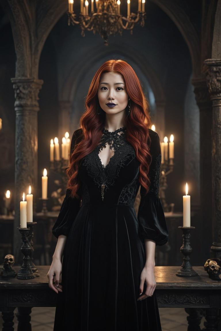 Photify AI prompt preview for Gothic Glamor pack - 240 - 2025-04-27T07:00:42.822Z