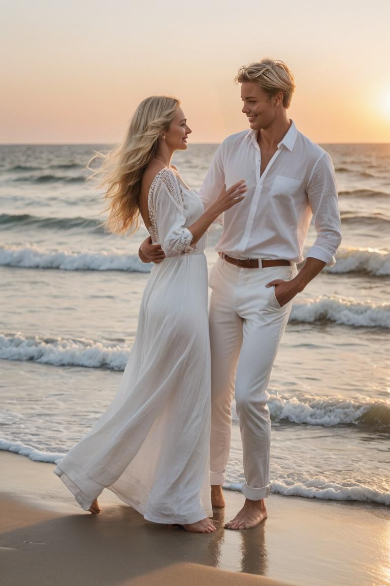 Photify AI prompt preview for Linen Beach Sunrise pack - 240 - 2025-04-24T01:15:33.193Z