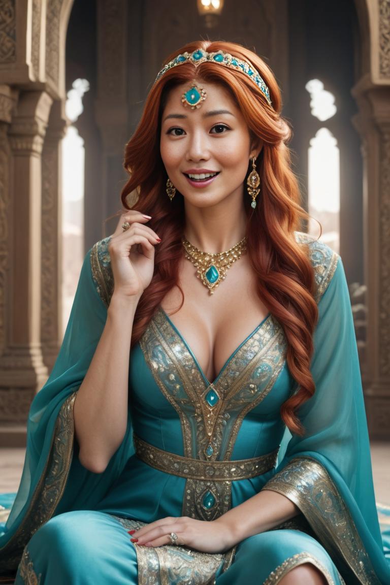 Photify AI prompt preview for Crazy Disney Princess Jazmine pack - 240 - 2025-04-28T08:47:53.452Z