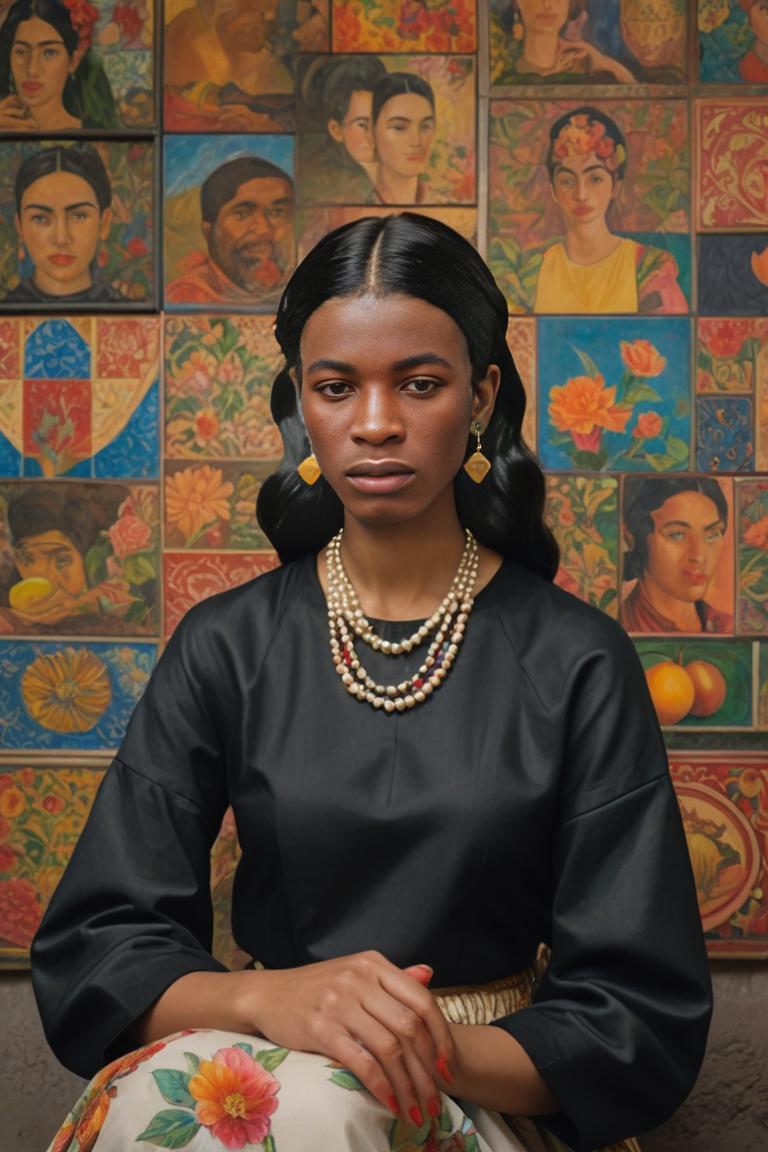 Photify AI prompt preview for Frida Kahlo In Space 🌼☄️🔭 pack - 240 - 2025-05-09T04:36:02.190Z