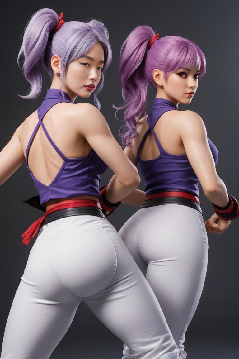 Photify AI prompt preview for Street Fighter (female) pack - 240 - 2025-05-09T06:05:16.616Z