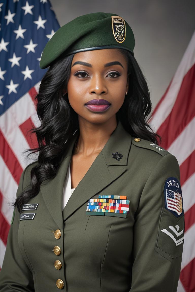 Photify AI prompt preview for Army Pride pack - 240 - 2025-05-30T23:38:45.457Z