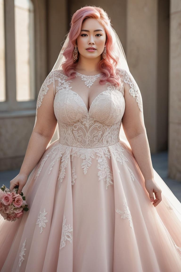 Photify AI prompt preview for Plus Size Wedding pack - 240 - 2025-04-21T15:05:04.312Z