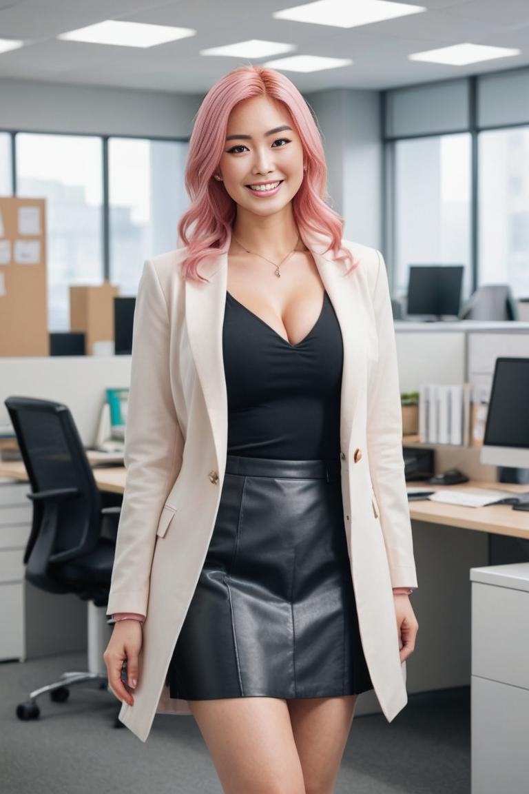 Photify AI prompt preview for Busty Office Girl pack - 240 - 2025-05-09T06:06:17.446Z