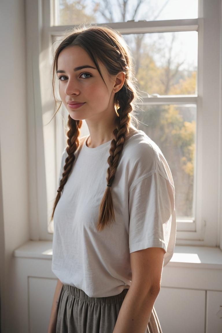 Photify AI prompt preview for Morning Pigtails pack - 240 - 2025-05-31T00:30:31.172Z